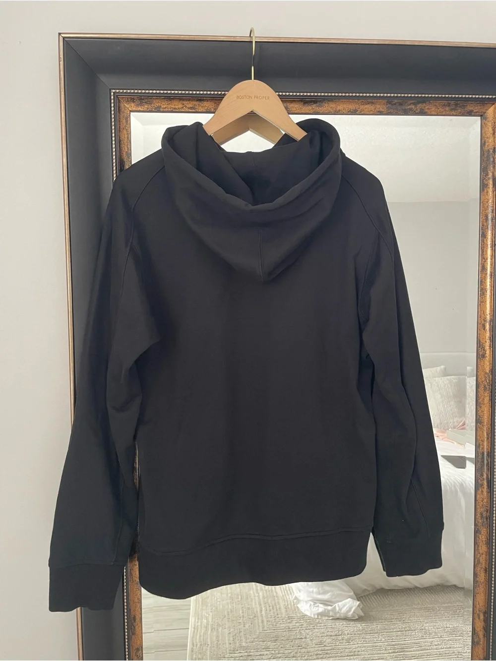Y-3 x Adidas Yohji Letters Hoodie in black
